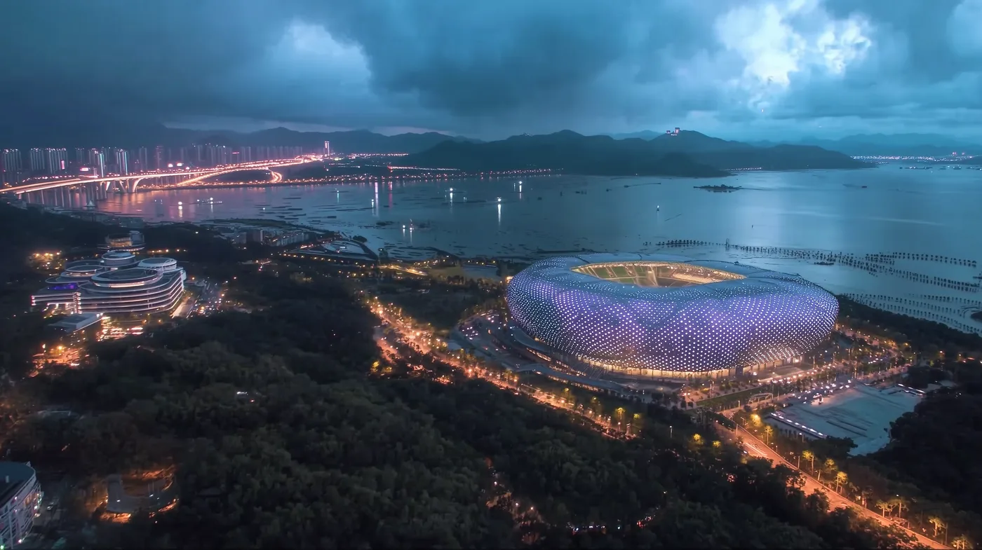 Fuzhou stadium aerial I