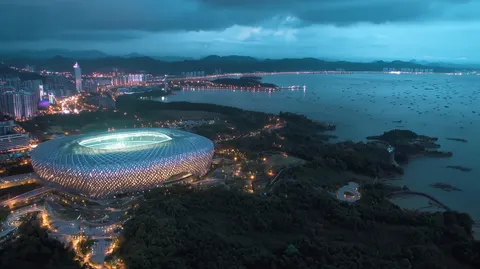 Fuzhou stadium aerial II