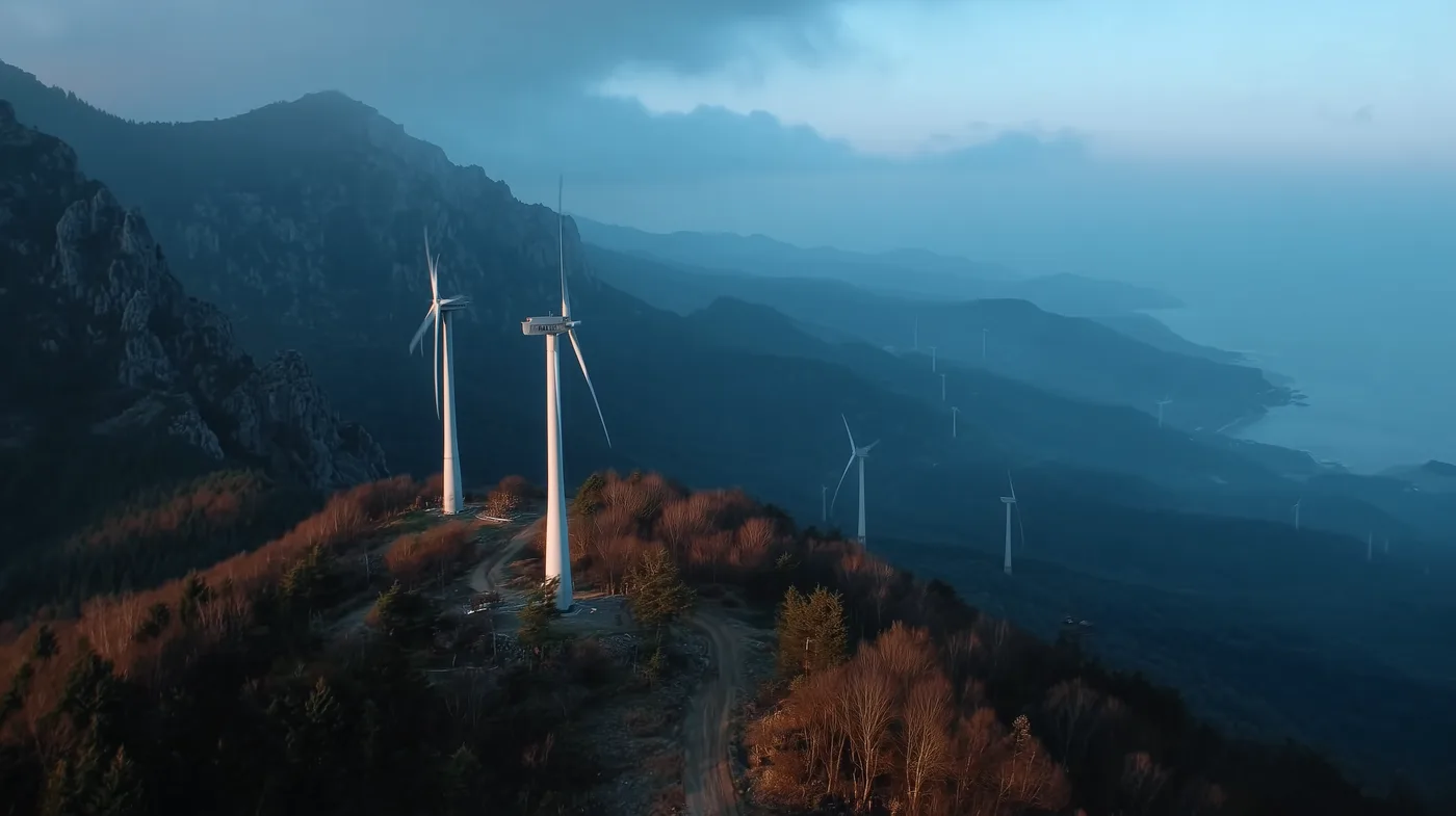 Offshore wind turbines aerial II